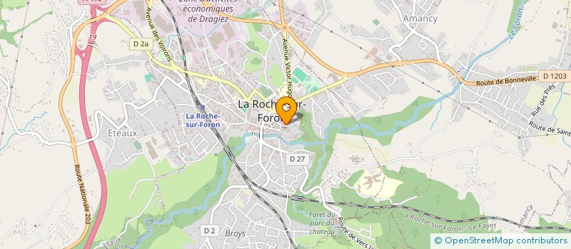 localisation de l'entreprise MONSIEUR QUENTIN DESTRIBATS  LA ROCHE-SUR-FORON