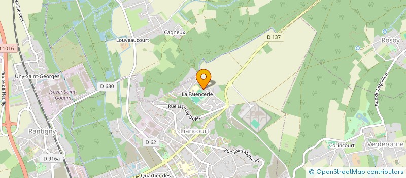 localisation de l'entreprise MONSIEUR QUENTIN DESTRUEL  LIANCOURT