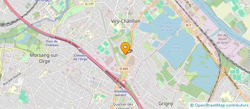 localisation de l'entreprise MONSIEUR QUENTIN DETRE  VIRY-CHATILLON