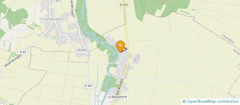 localisation de l'entreprise MONSIEUR QUENTIN DEVAUX  SENAN