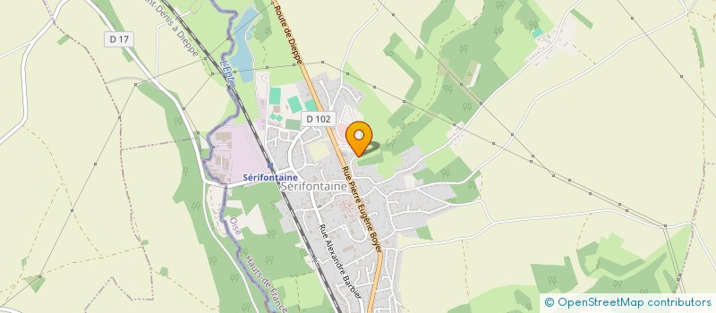 localisation de l'entreprise MONSIEUR QUENTIN DEVIN  SERIFONTAINE