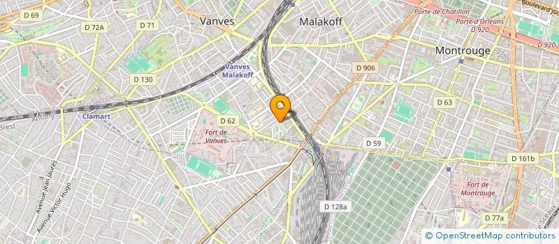 localisation de l'entreprise MONSIEUR QUENTIN DEYINGO  MALAKOFF