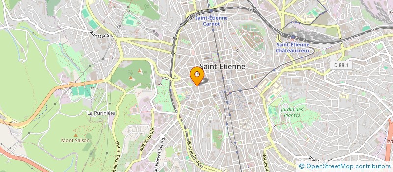 localisation de l'entreprise MONSIEUR QUENTIN DEYIRMENDJIAN  SAINT-ETIENNE