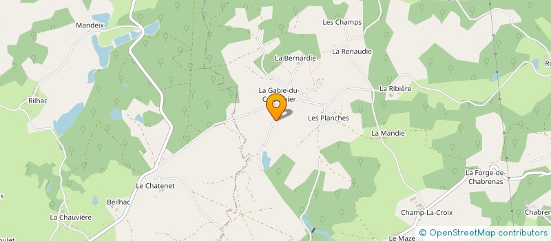 localisation de l'entreprise MONSIEUR QUENTIN DEZEYRAUD à MEUZAC