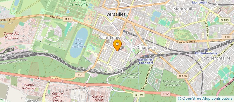 localisation de l'entreprise MONSIEUR QUENTIN DIDIER à VERSAILLES