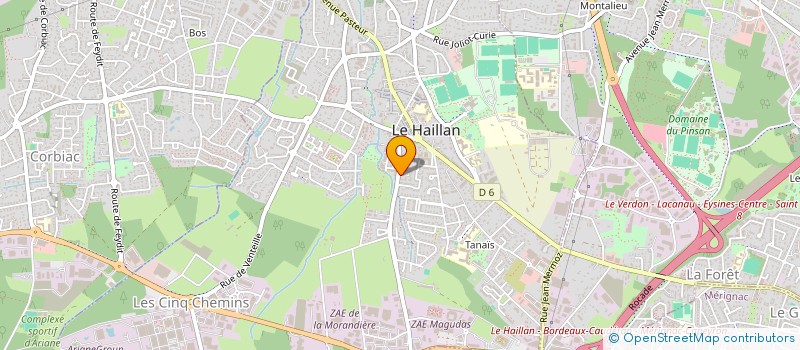 localisation de l'entreprise MONSIEUR QUENTIN DIDIER  LE HAILLAN