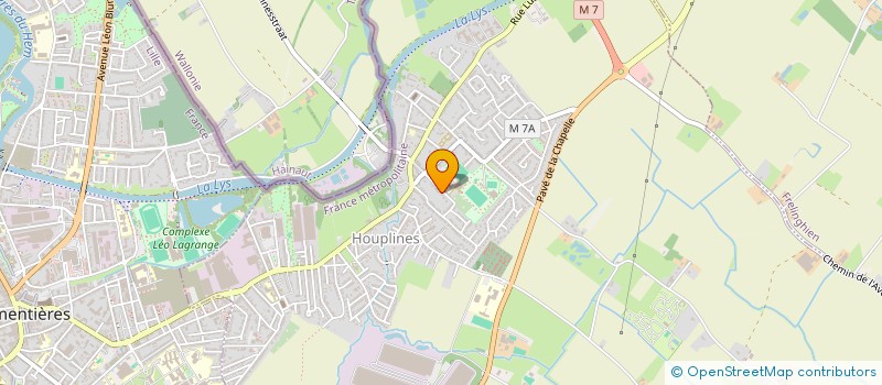 localisation de l'entreprise MONSIEUR QUENTIN DIEST  HOUPLINES