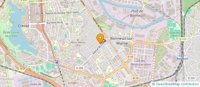 localisation de l'entreprise MONSIEUR QUENTIN DINTINGER  BONNEUIL-SUR-MARNE