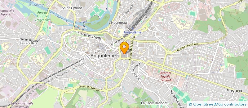 localisation de l'entreprise MONSIEUR QUENTIN DIVERNET à ANGOULEME