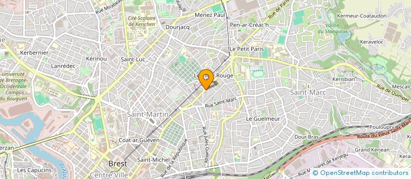 localisation de l'entreprise MONSIEUR QUENTIN DOBRZELEWSKI à BREST