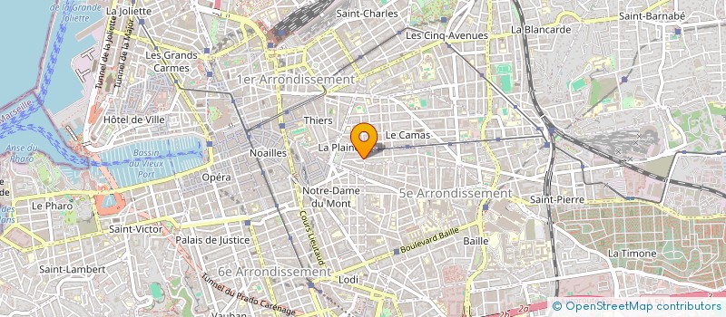 localisation de l'entreprise MONSIEUR QUENTIN DODARD  MARSEILLE