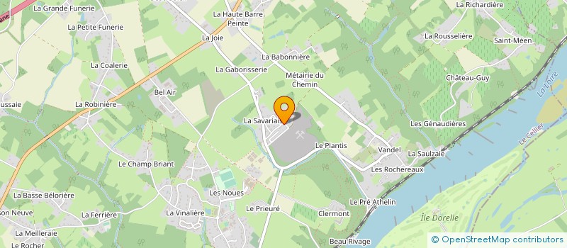 localisation de l'entreprise MONSIEUR QUENTIN DOMAS à LE CELLIER