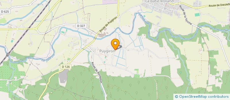 localisation de l'entreprise MONSIEUR QUENTIN DONNEAUD  PUYGIRON