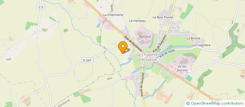 localisation de l'entreprise MONSIEUR QUENTIN DOUILLET à RIVES D'ANDAINE