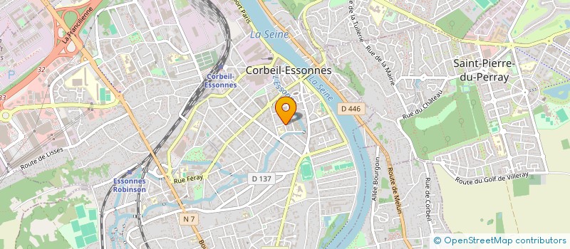 localisation de l'entreprise MONSIEUR QUENTIN DOUILLY à CORBEIL-ESSONNES