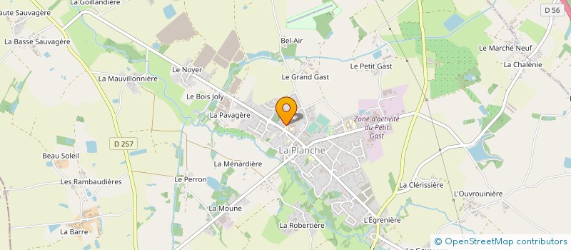 localisation de l'entreprise MONSIEUR QUENTIN DOYON  LA PLANCHE