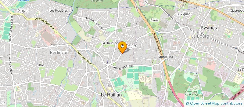 localisation de l'entreprise MONSIEUR QUENTIN DROETTO  LE HAILLAN