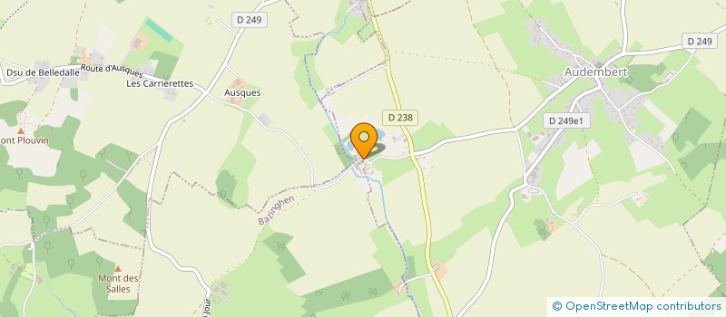 localisation de l'entreprise MONSIEUR QUENTIN DRUART  AUDEMBERT