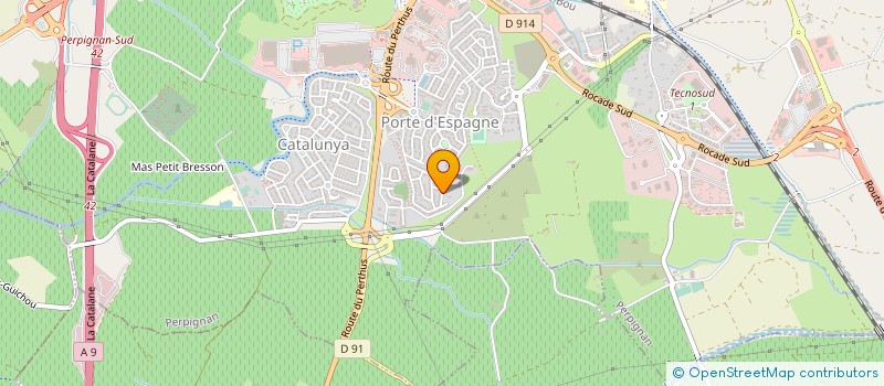localisation de l'entreprise MONSIEUR QUENTIN DRUEZ  PERPIGNAN