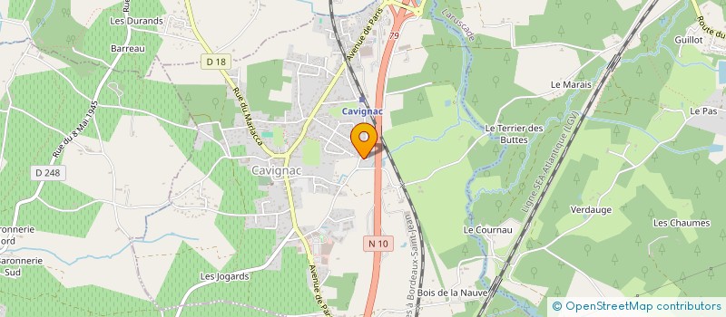 localisation de l'entreprise MONSIEUR QUENTIN DUBOIS  SAINT-SAVIN