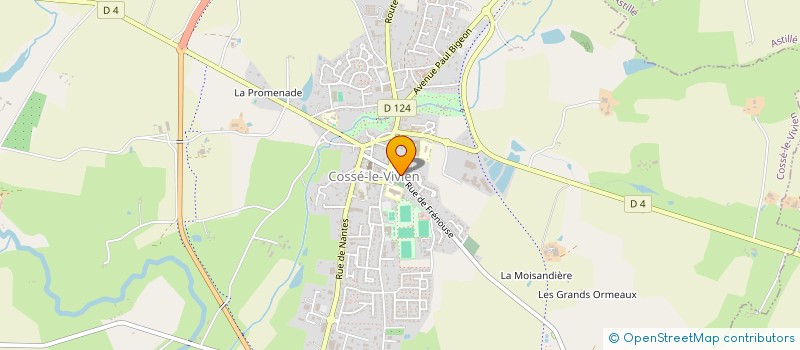 localisation de l'entreprise MONSIEUR QUENTIN DUBOURG  COSSE-LE-VIVIEN