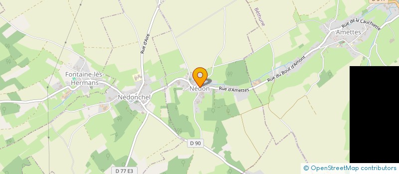 localisation de l'entreprise MONSIEUR QUENTIN DUBUS  NEDON