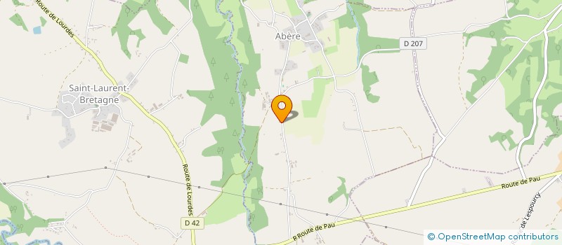 localisation de l'entreprise MONSIEUR QUENTIN DUCASSE  ABERE