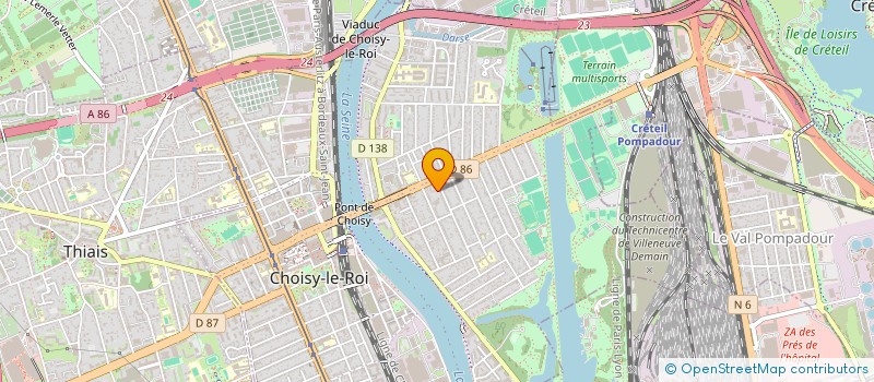 localisation de l'entreprise MONSIEUR QUENTIN DUCHE  CHOISY-LE-ROI