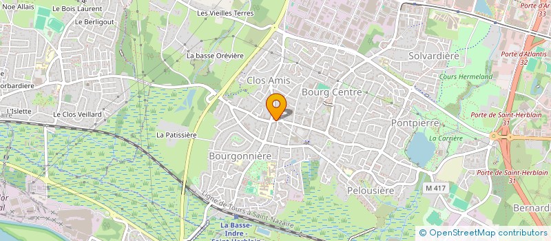 localisation de l'entreprise MONSIEUR QUENTIN DUCHESNE  SAINT-HERBLAIN