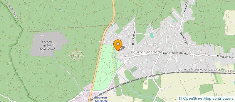 localisation de l'entreprise MONSIEUR QUENTIN DUCROS  BOURRON-MARLOTTE