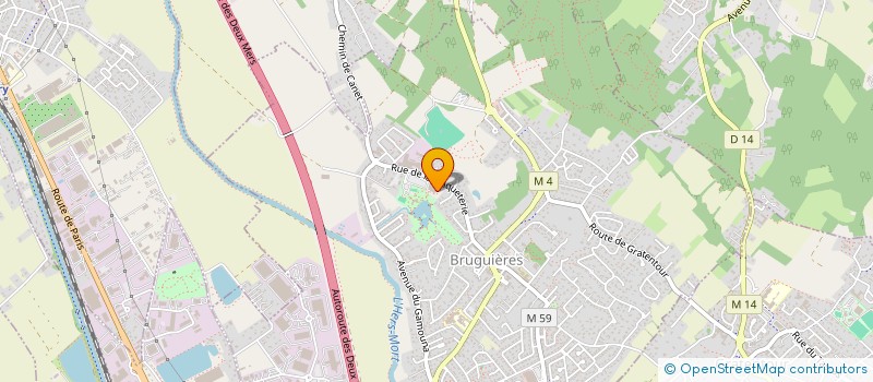 localisation de l'entreprise MONSIEUR QUENTIN DUERINCKX  BRUGUIERES