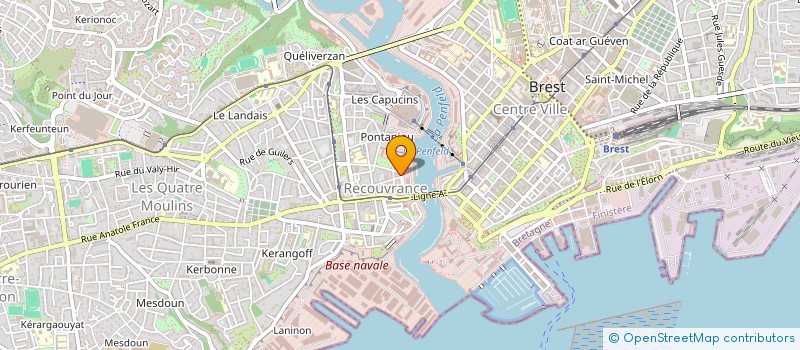 localisation de l'entreprise MONSIEUR QUENTIN DUFFAU à BREST