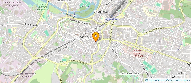 localisation de l'entreprise MONSIEUR QUENTIN DUFOUR à ANGOULEME