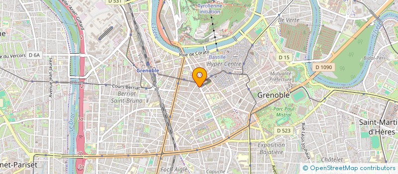 localisation de l'entreprise MONSIEUR QUENTIN DUFOURNET  GRENOBLE