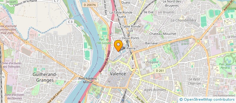 localisation de l'entreprise MONSIEUR QUENTIN DUGAND  BOURG-LES-VALENCE