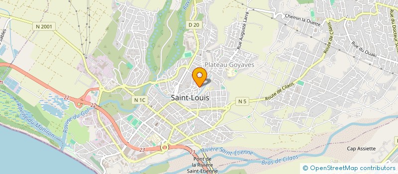 localisation de l'entreprise MONSIEUR QUENTIN DUGNAT à SAINT-LOUIS
