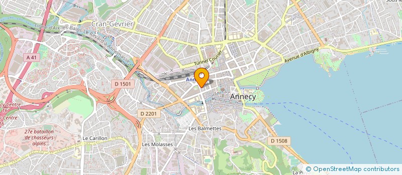 localisation de l'entreprise MONSIEUR QUENTIN DULOM à ANNECY