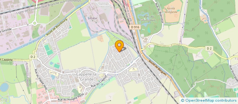 localisation de l'entreprise MONSIEUR QUENTIN DULONG  CAPPELLE-LA-GRANDE