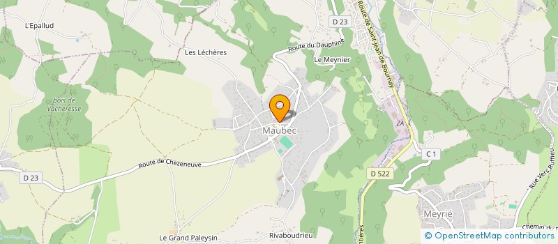 localisation de l'entreprise MONSIEUR QUENTIN DUMAINE  MAUBEC