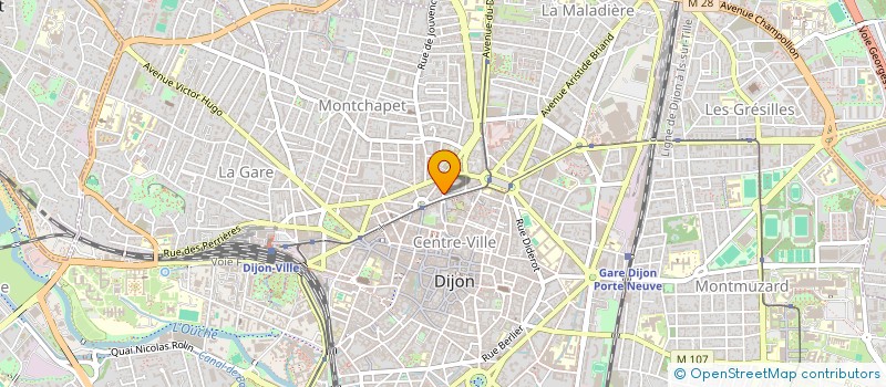 localisation de l'entreprise MONSIEUR QUENTIN DUPONT  DIJON