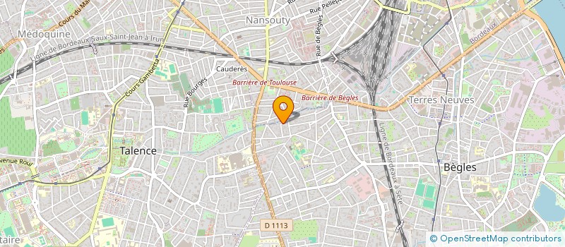 localisation de l'entreprise MONSIEUR QUENTIN DUPOUY à BEGLES