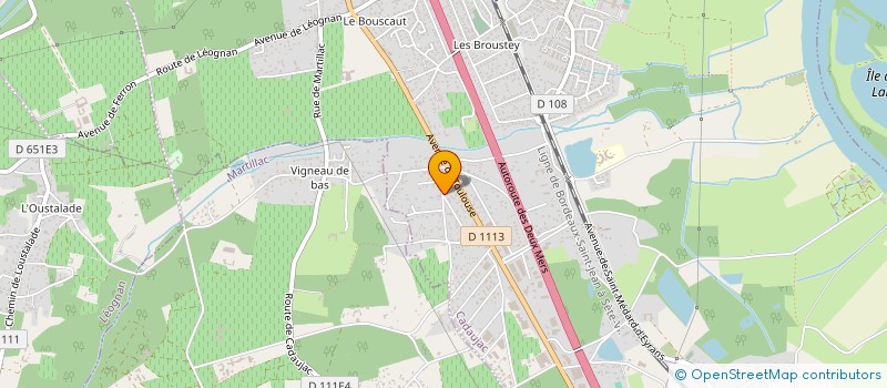 localisation de l'entreprise MONSIEUR QUENTIN DUPUY  CADAUJAC