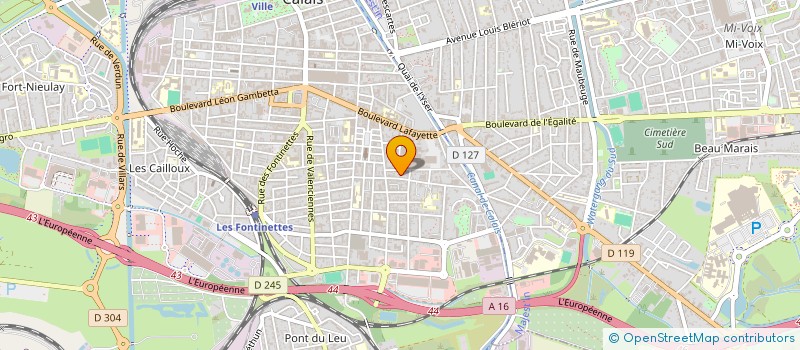 localisation de l'entreprise MONSIEUR QUENTIN DUQUENOY  CALAIS