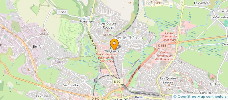 localisation de l'entreprise MONSIEUR QUENTIN DURAND  ONET-LE-CHATEAU