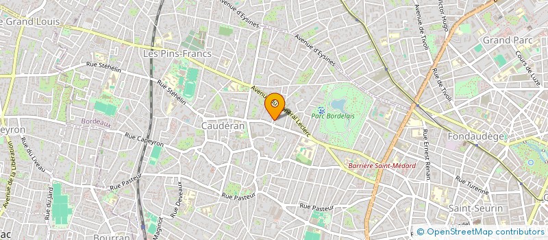 localisation de l'entreprise MONSIEUR QUENTIN DURRAMPS  BORDEAUX