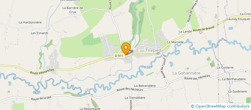 localisation de l'entreprise MONSIEUR QUENTIN DUVAL  TIREPIED-SUR-SEE