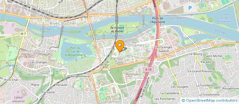 localisation de l'entreprise MONSIEUR QUENTIN DUVEAU  TOURS