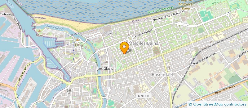 localisation de l'entreprise MONSIEUR QUENTIN DYCKE  DUNKERQUE