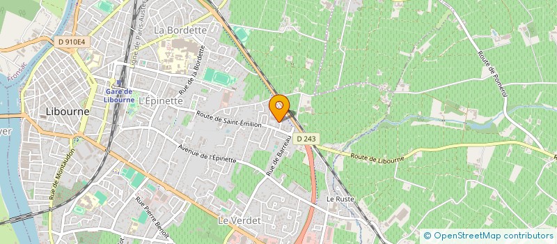 localisation de l'entreprise MONSIEUR QUENTIN ECH CHAAB  LIBOURNE