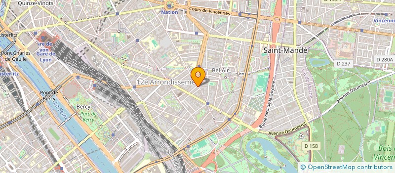 localisation de l'entreprise MONSIEUR QUENTIN EL BAZ  PARIS